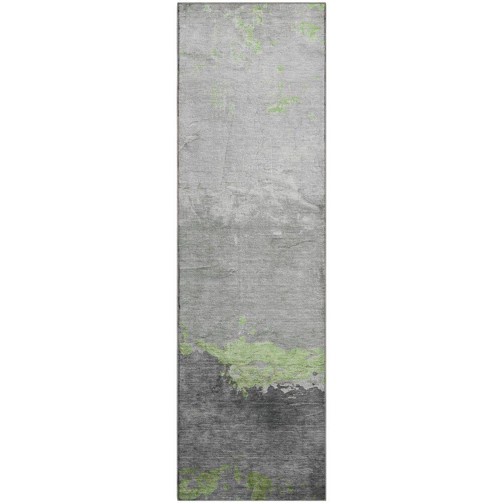 Mayfield Premium Machine Washable Abstract AMF1885 Aloe 2 ft. 3 in. x 7 ft. 6 in. Runner Rug price history on PriceWatchPro