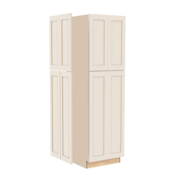 Home Decorators Collection Newport Cream Painted Plywood Shaker Assembled Base Kitchen Cabinet End Panel 23.8 W in. 0.75 D in. 84 in. H
