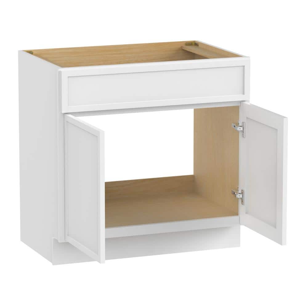 White Birch Plywood Freestanding Single Base Storage Cabinet, 36" Wide