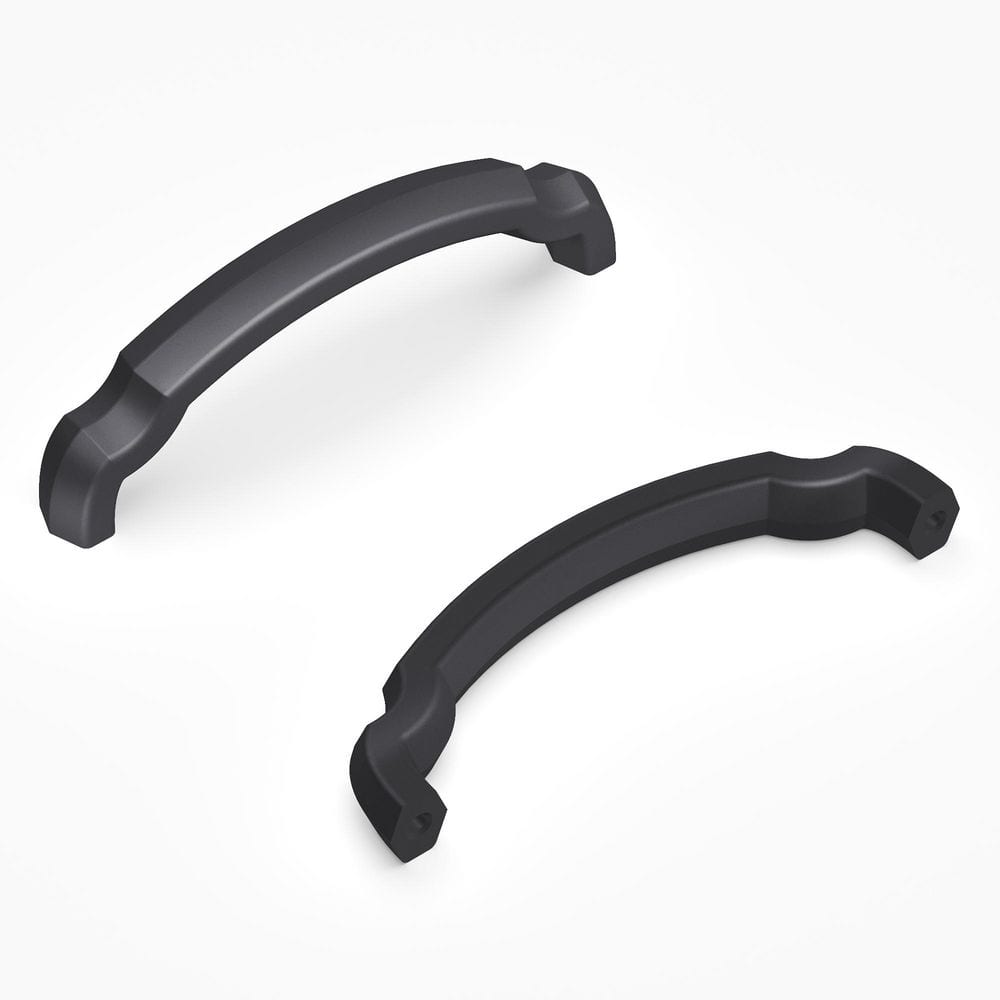 Veranda 3-3/4 in. (96 mm) Matte Black Cabinet Pull (10-Pack) price history on PriceWatchPro
