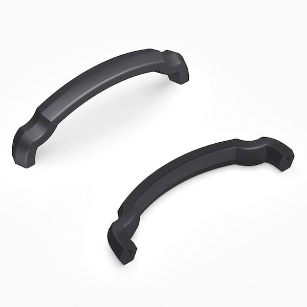 HICKORY HARDWARE Veranda 3-3/4 in. (96 mm) Matte Black Cabinet Pull (10-Pack)
