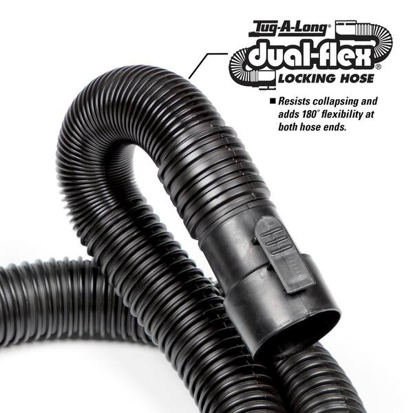 1-7//8 In X 7 Ft Tug-A-Long Vac Hose For Wet Dry Shop Vacuums New