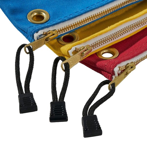 Klein Tools 18 in. Canvas Tool Bag with Zipper in Assorted Colors