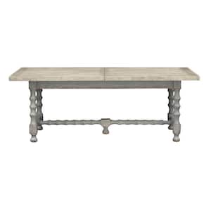 Monaco 120 in. Rectangle Dining Table with 2-Leaves (Seats up to 10)