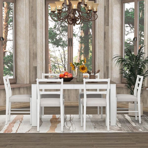 Harper & Bright Designs Mutifunctional 7-Piece White and