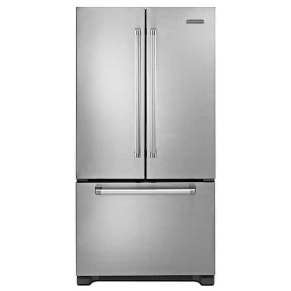 KitchenAid Pro Line 21.9 cu. ft. French Door Refrigerator in Monochromatic Stainless Steel, Counter Depth