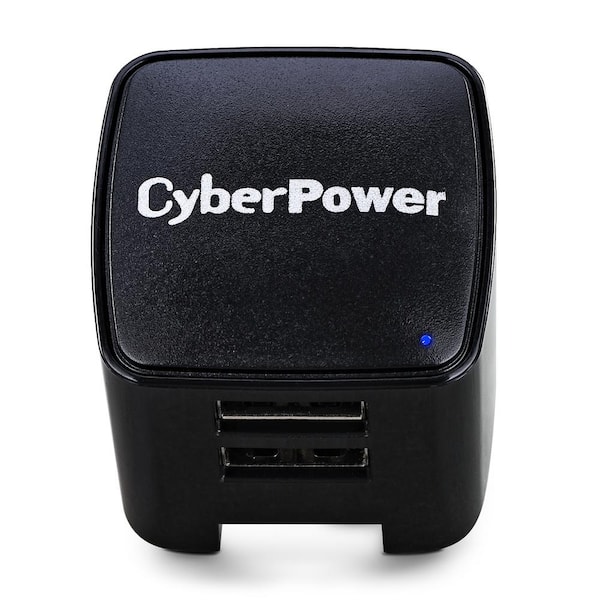 CyberPower 3.1 Amp 2-USB AC Plug USB Charger