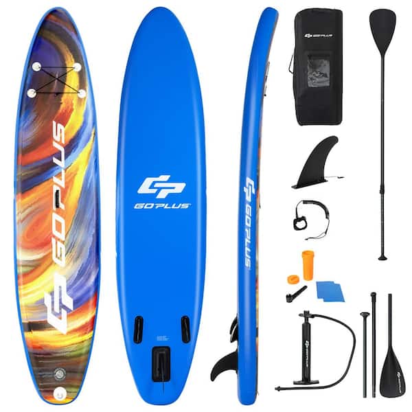 10.5 ft. Inflatable Stand Up Paddle Board SUP Surfboard with Aluminum Paddle
