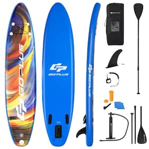 10.5 ft. Inflatable Stand Up Paddle Board SUP Surfboard with Aluminum Paddle