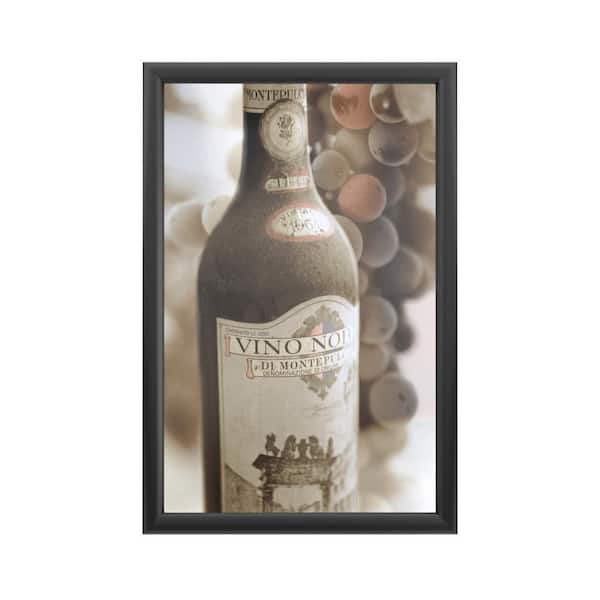 Trademark Fine Art "Montepulciano Vineyard #1" by Alan Blaustei Framed with LED Light Still life Drink Wall Art 24 in. x 16 in.