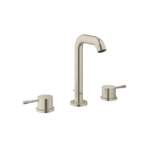 Essence New 8 in. Widespread 2-Handle 1.2 GPM Bathroom Faucet in Brushed Nickel InfinityFinish
