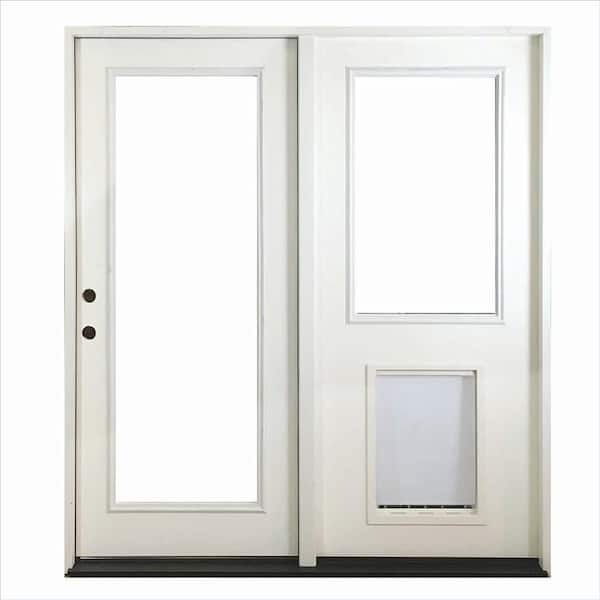 Steves Sons 72 In X 80 Clear, Sliding Glass Dog Door Home Depot