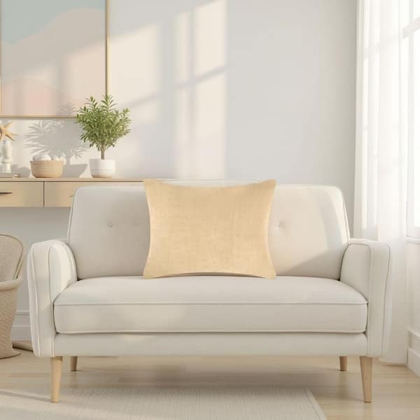 Paula Ochre Amber Cotton Standard Sham
