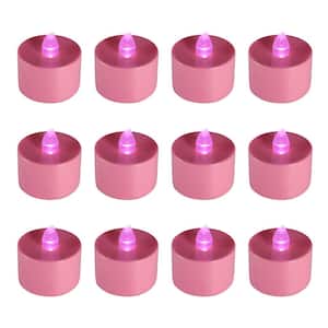 Pink LED Tealights (Box of 12)