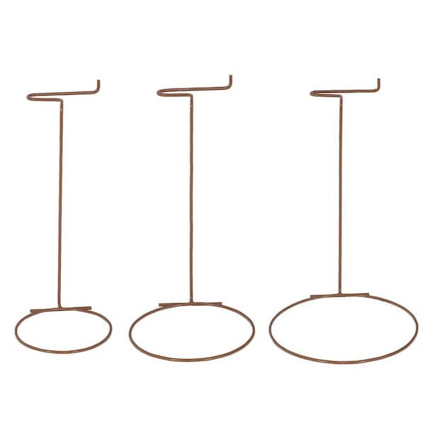 Set of 3 Metal Long Fence Pot Hanger-Small