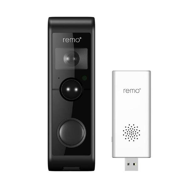 remo+ RemoBell W Wired Video Doorbell Camera with Chime