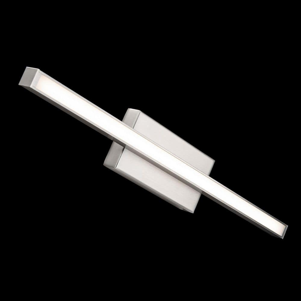 Parallax 18" Brushed Nickel Minimalist LED Vanity Light