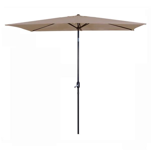 10ft patio umbrellas Best Choice Products 10ft Solar LED Offset Hanging Outdoor Market Patio Umbrella w/ Adjustable Tilt