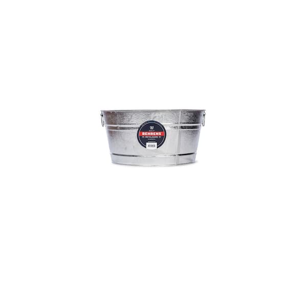 Behrens Gal Hot Dipped Galvanized Round Tub The Home Depot