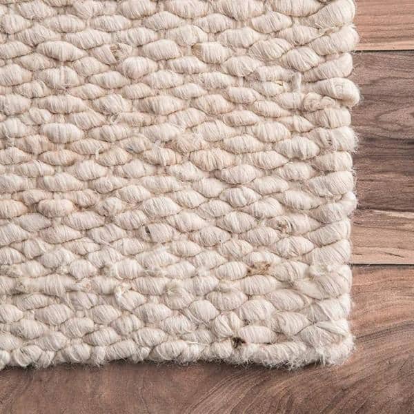 Organico 8' x 10' Ivory Handcrafted Jute Area Rug