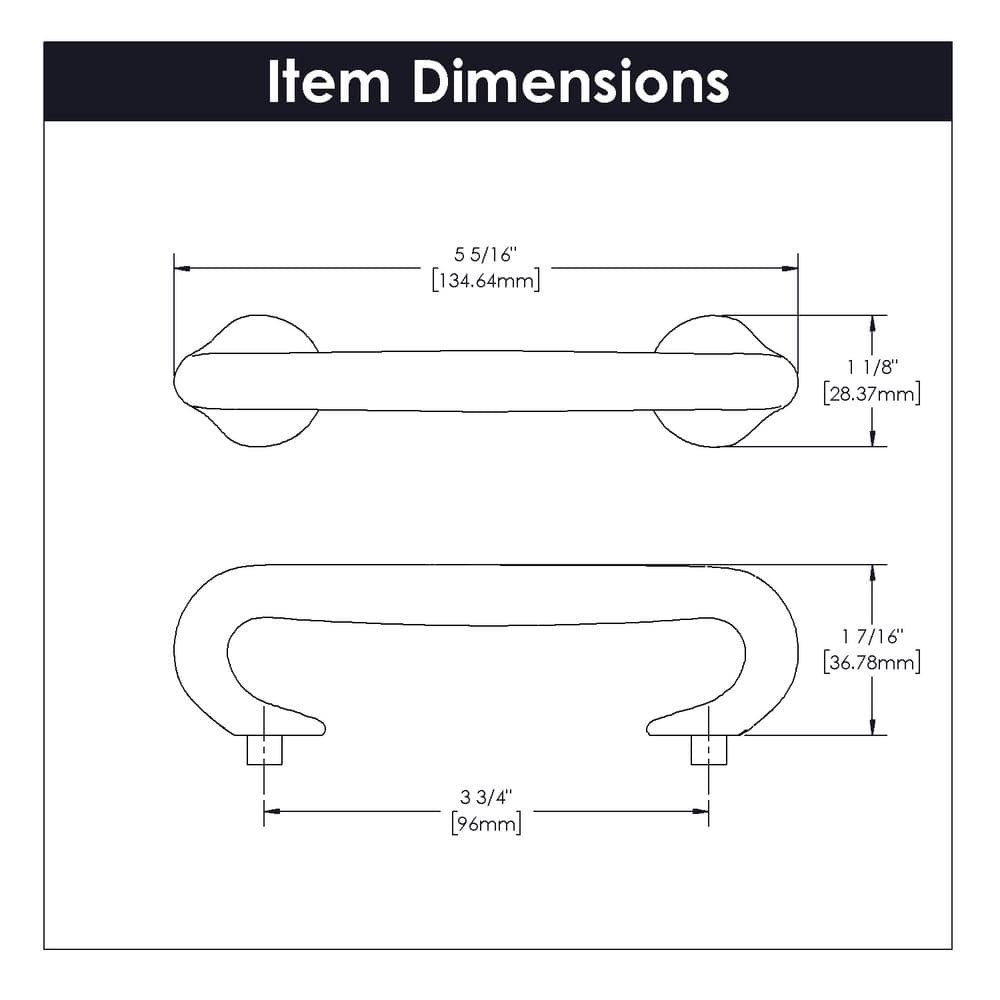 Oil-Rubbed Bronze Rustic Bar Cabinet Handles