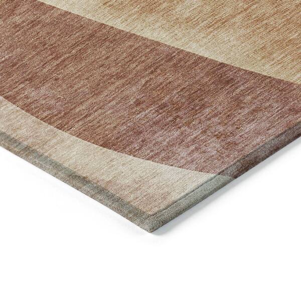 Chantille Machine Washable Indoor/Outdoor Abstract ACN1836 Paprika 3 ft. x 4 ft. Area Rug