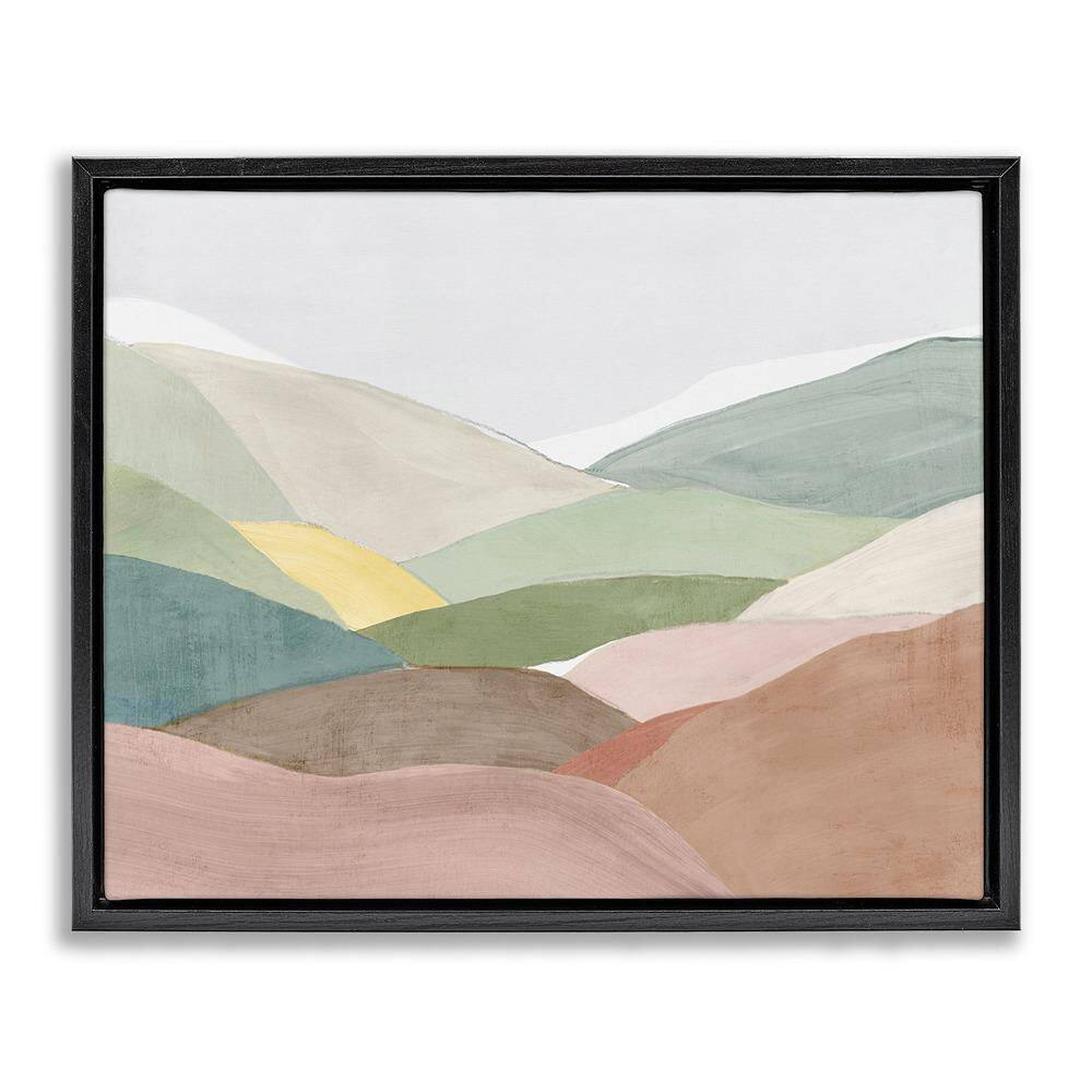 Soft Rolling Hills by Ian C. 1 Piece Black Floater Frame Nature Graphic Art Print 17 in. x 21 in. price history on PriceWatchPro