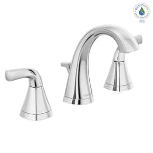Parkwood 8 in. Widespread 2-Handle Bathroom Faucet with Pop-Up Assembly in Chrome