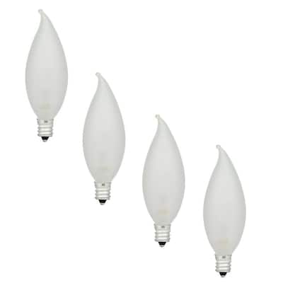 60-Watt Double Life B10 Incandescent Light Bulb (4-Pack)
