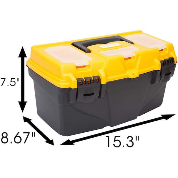Torin Atrjh-3015t 15.5-inch Plastic Toolbox, Yellow