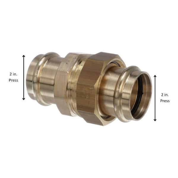 ProPress 2 in. Press Zero Lead Bronze Union