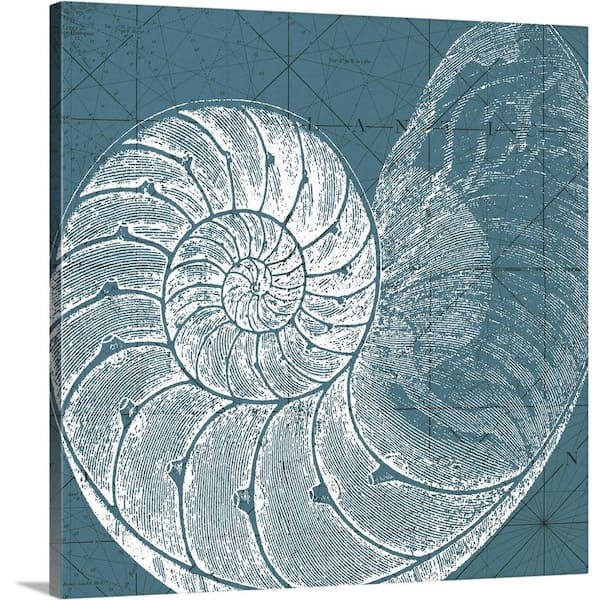 GreatBigCanvas "Coastal Menagerie VI" by Vision Studio Canvas Wall Art