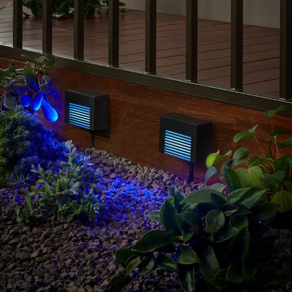 Trex 2-Pack Lighting Black Low Voltage Plug-in LED Post Light Trex 2-Pack Lighting Black Low Voltage Plug-in LED Post Light