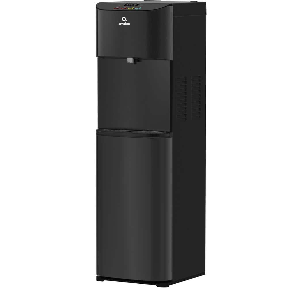 Avalon Black Stainless Steel Bottleless Water Cooler with Digital Display