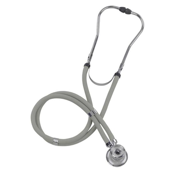 Unbranded MABIS Legacy Sprague Rappaport-Type Stethoscope for Adult in Gray