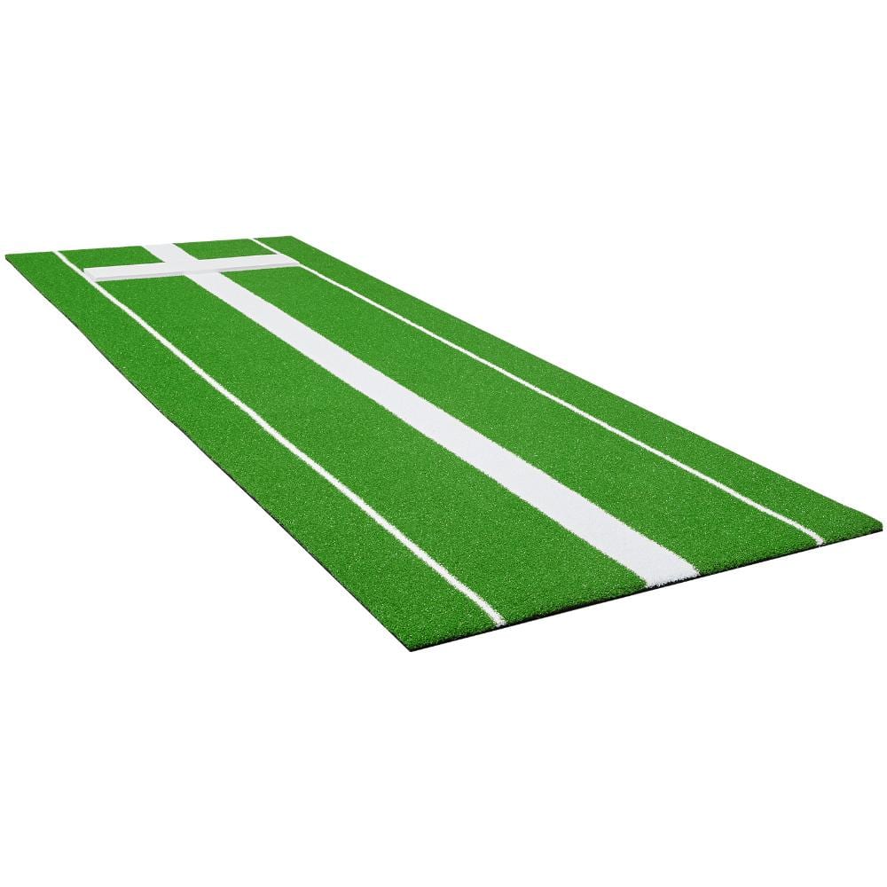 10 ft. x 3 ft. Softball Pitching Mat, Antifade Turf Pitching Rubber Mound with Anti-Slip EVA Backing, Green price history on PriceWatchPro