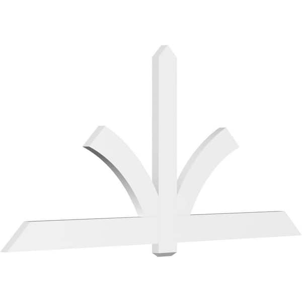 Ekena Millwork Redmond 96 in. W x 44 in. H x 2 in. D Signature Polyurethane Bracket