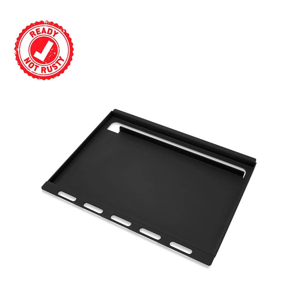 weber rust-resistant griddle insert compatible with select large spirit and searwood grills