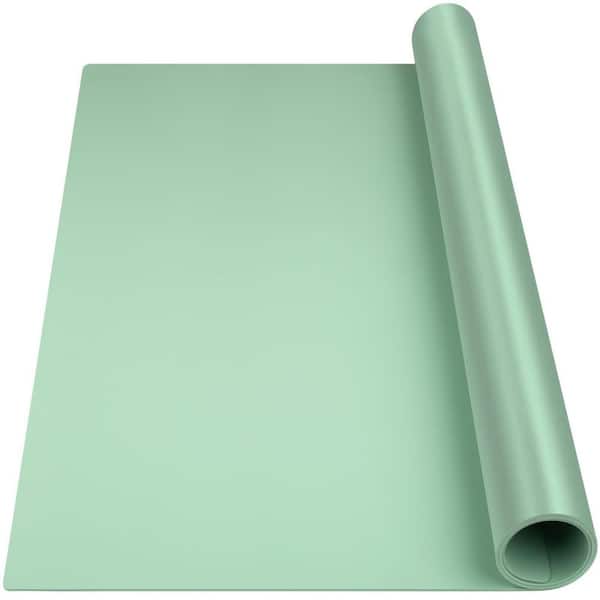 36 in. x 24 in. Silicone Mat Heat Resistant Mats for Countertop, Multipurpose Large Silicone Mats, Green