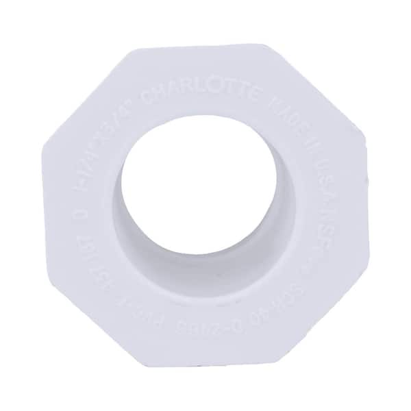 Charlotte Pipe 2 in. x 1-1/2 in. PVC Sch. 40 Reducer Bushing