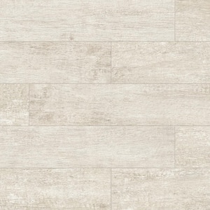 Sample - Selva Ice 8 in. x 10 in. Wood Look Porcelain Floor and Wall Tile