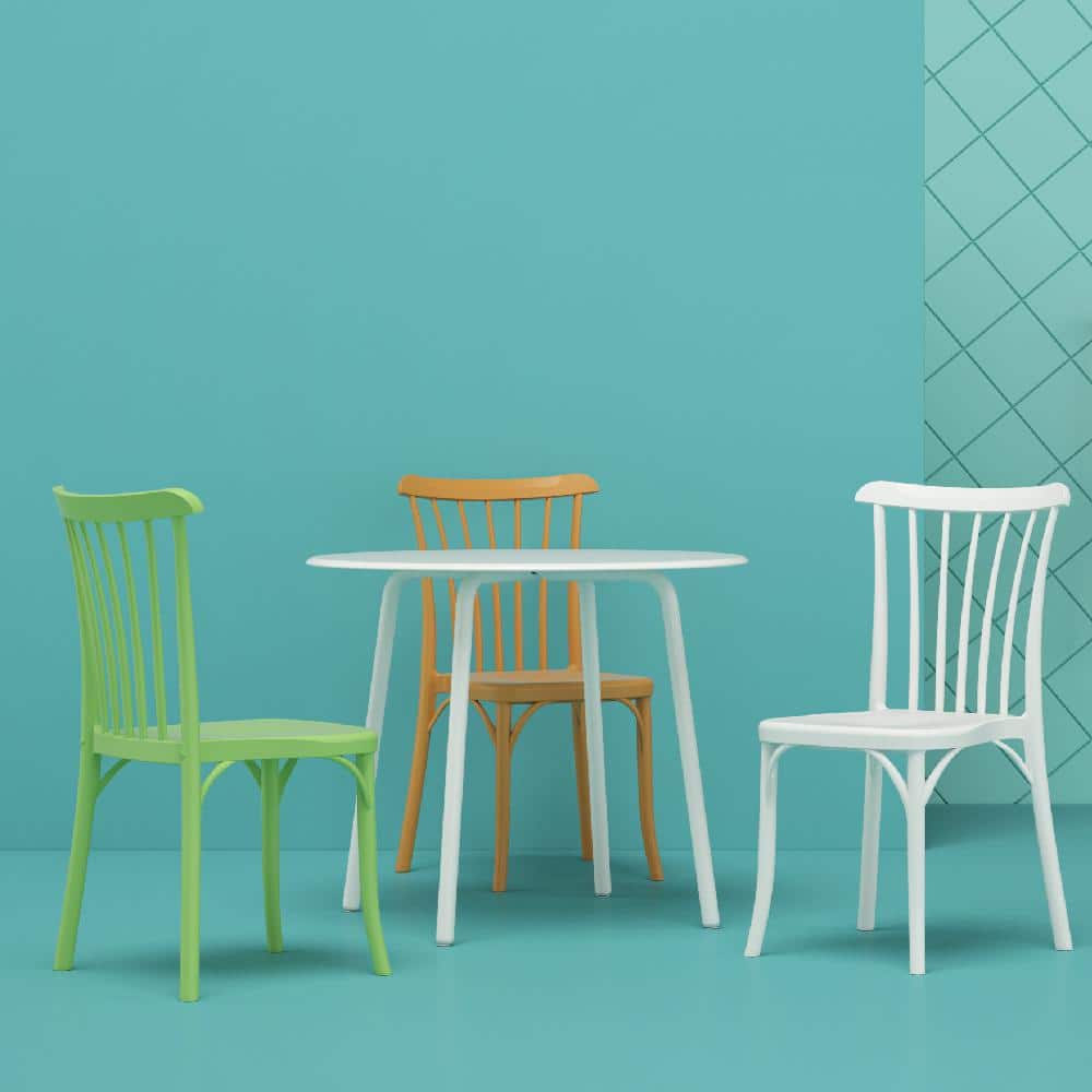 Lagoon Stackable Rio Yellow Polypropylene Dining Chair