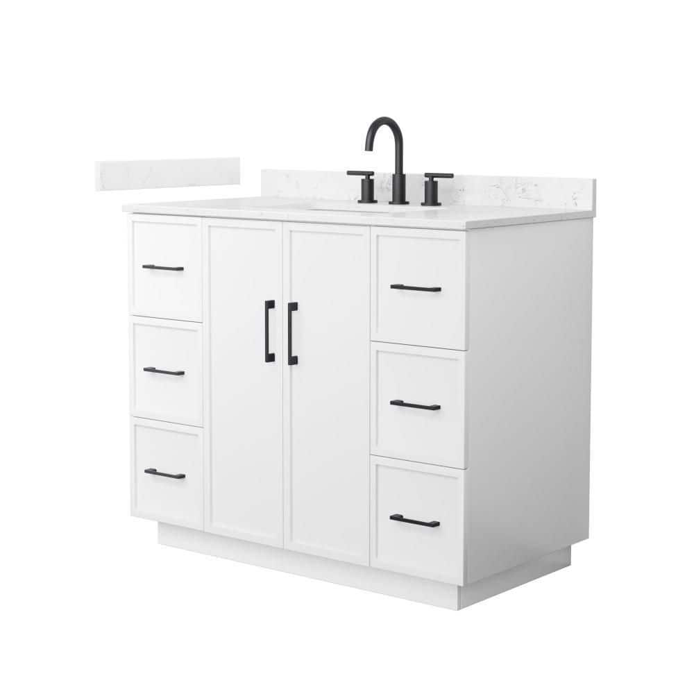 Elan TK 42 in. Single Freestanding White Bath Vanity with Top price history on PriceWatchPro