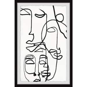 "Sleepy Faces" by Marmont Hill Framed People Art Print 30 in. x 20 in.