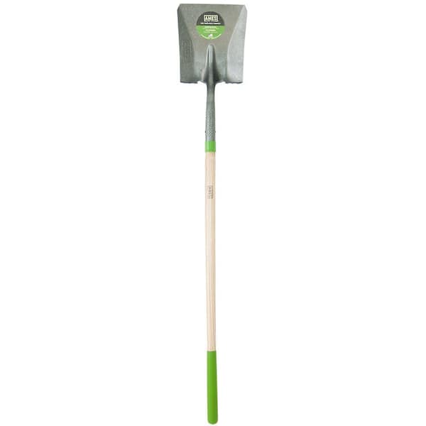 Ames 48 in. Wood Handle Square Point Shovel