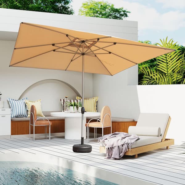 11 foot rectangle patio umbrella ft Cantilever Its elegant look fits any table with an umbrella hole IALTRUISTIC 11 ft. x 9