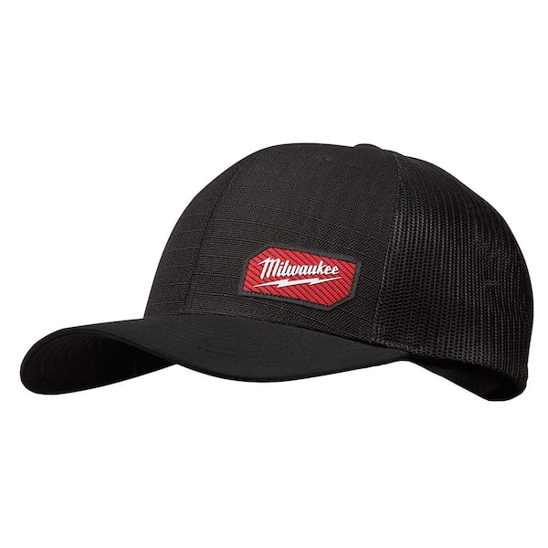 Milwaukee Gridiron Black Adjustable Fit Trucker Hat