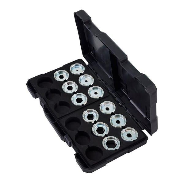 DEWALT #8 - 350 MCM Aluminum Crimping Die Set for DCE310 (12-Piece) with Case