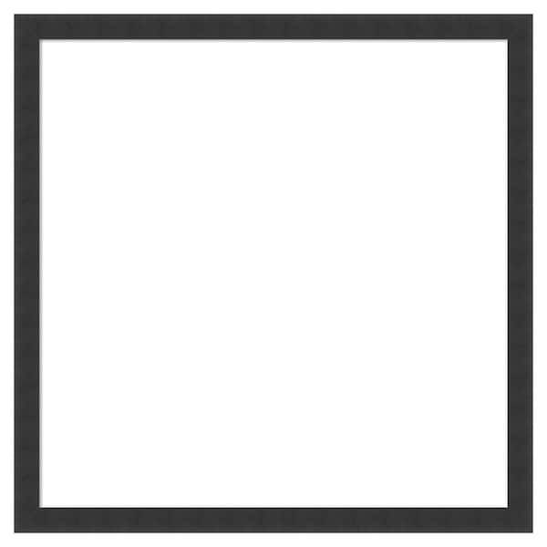 Mezzanotte Black 26 in. x 26 in. Wood Framed Dry Erase Magnetic Memo Board