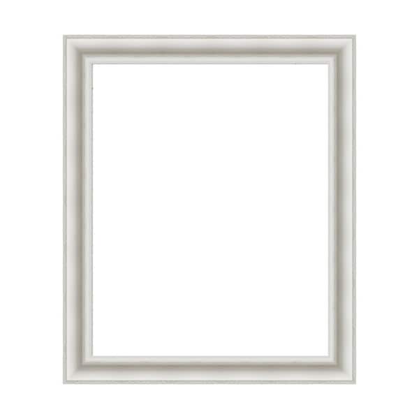Mirror Makeover Parlor White 31.25 in. W x 37.25 in. H Bathroom Mirror Frame Border Kit-Fits a 30 x 36 mirror